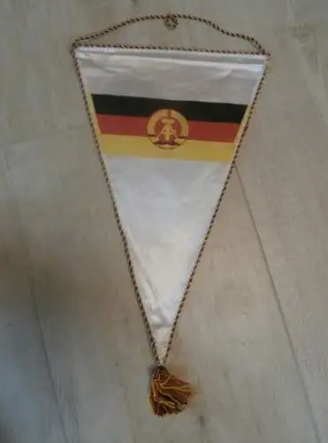 großer Wimpel Sportvereinigung DYNAMO , Samt , DDR , Speedway , Sport , Motorsport , Rennsport !!!