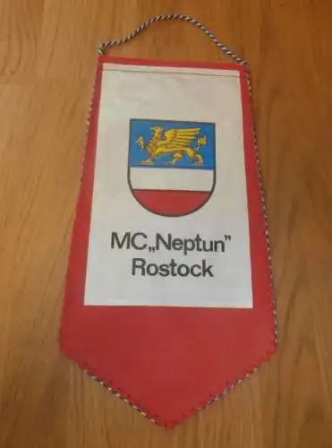 Wimpel , MC Neptun Rostock , 20 Jahre Speedway Stadion , ADMV , DDR , Motorsport , Rennsport !!!