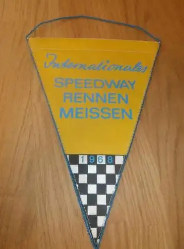 Wimpel Speedway Meissen 1968 , ADMV , DDR , Motorsport , Rennsport !!!