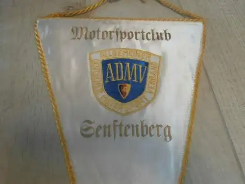 großer Wimpel Speedway Senftenberg - Brieske , 31.06.1966 , Weltmeisterschaft , ADMV , DDR , Motorsport , Rennsport !!