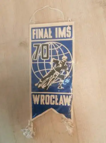 Wimpel Speedway Wroclaw 6.09.1970 , Motorsport , Rennsport !!