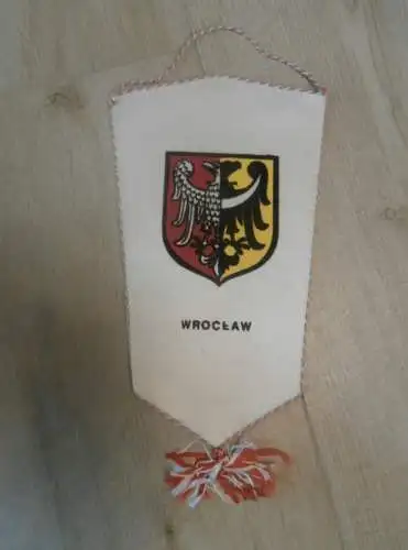 Wimpel Speedway Wroclaw 1977 , für Stander , Motorsport , Rennsport !!