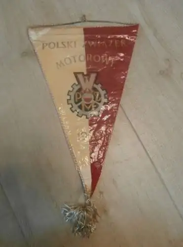 Wimpel Polski Zwiazek Motorowy 1962 , PMZ , Speedway , Motorsport , Rennsport !!