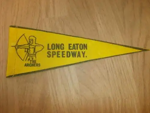 Wimpel Speedway Long Eaton , 70er Jahre , Motorsport , Rennsport !!