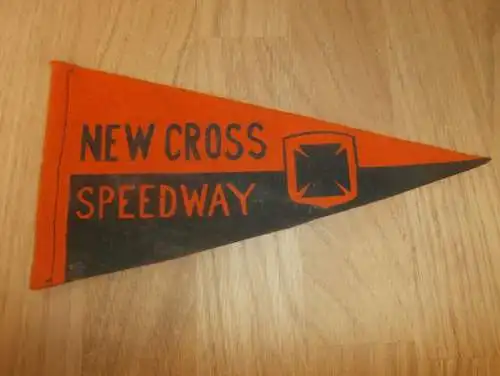 Wimpel Speedway New Cross , 70er Jahre , Motorsport , Rennsport !!