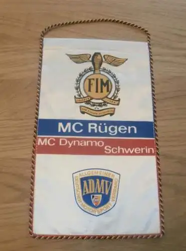Moto Cross Wimpel 1968 , Rügen und Dynamo Schwerin , DDR , Motocross , ADMV , Motorsport !!
