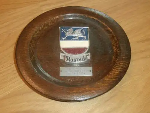 1. Sandbahnrennen Rostock , 29.Sept. 1957 , DDR , Speedway , Wappen , Sandbahn , Grasbahn , Motorsport !!!