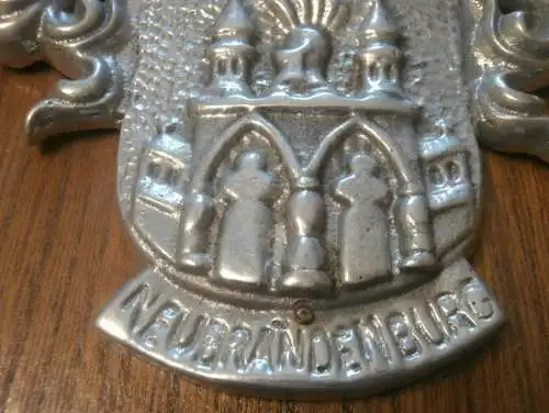 Deutsche Meisterschaft im Speedway 16.Juni 1963 , Neubrandenburg - Ehrenteller , Wappen , ca. 245mm , Motorsport !!!