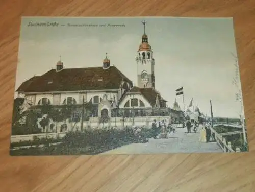 alte AK - Swinemünde / Świnoujście , 1904 , Konversationshaus , Ansichtskarte !!