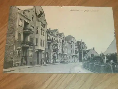 alte AK - Neusalz / Nowa Sól , 1908 , Anger-Strasse , Lebus , Ansichtskarte !!