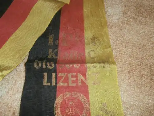 Siegerschleife Lübbenau 3.09.1978 , Sandbahn , 1. Platz 500 ccm  Lizenz , Speedway , ADMV , Motorsport !!