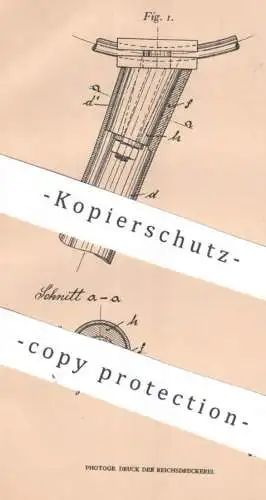 original Patent - Benno Röber , Richard Preibisch , Dresden | 1905 | Sattelstütze | Fahrrad Sattel | bicycle | Sattlerei