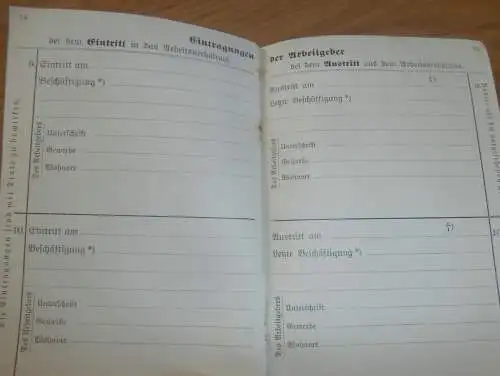 Neptun Schiffswerft Rostock , 1911 - 1915 , altes Arbeitsbuch , Werft , F.W. Schultz , Schiffbau , Mecklenburg !!