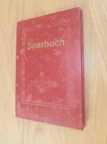altes Sparbuch Rostock ,1984 - 1989 , Thomas Ebeling in Rostock i. Mecklenburg , DDR , Sparkasse , Bank