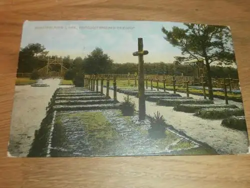 alte AK - Munsterlager bei Hannover , 1915 , Munster , Friedhof , Stempel Pionier-Kommando , Ansichtskarte !!