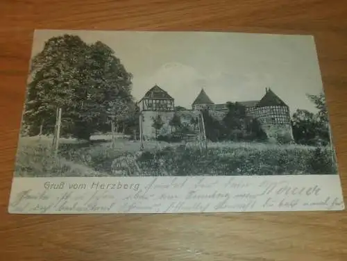 alte AK - Burg Herzberg b. Alsfeld , 1910 , Ansichtskarte !!