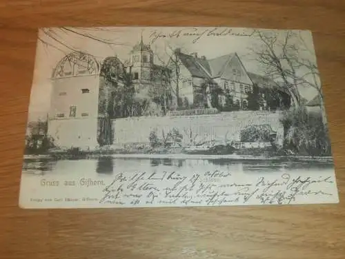 alte AK - Gifhorn , ca. 1905 , Schloss , Ansichtskarte !!