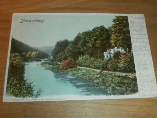 alte AK  - Blankenburg , 1902 , Harz , Ansichtskarte !!