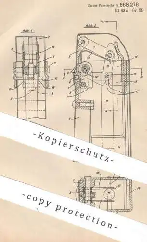 original Patent - Berko Werke Quast & Eichert , Berlin | 1936 | Verriegelung für elektromagnetische Winker | Oldtimer