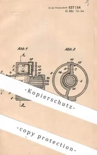 original Patent - Knorr Bremse AG Berlin / Lichtenberg | 1934 | Hilfsmotor für Kraftfahrzeuge | Anlasser , Oldtimer