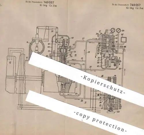 original Patent - Regeleinrichtung für Kraftmaschinen | Regler , Motor , Motoren , Oldtimer , Automobile , Auto , Kfz