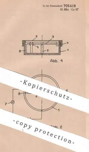 original Patent - Karl Schulze , Kiel | 1938 | Schalter für Warnsignal | Fahrzeug , Bremse , Oldtimer , Automobile Auto