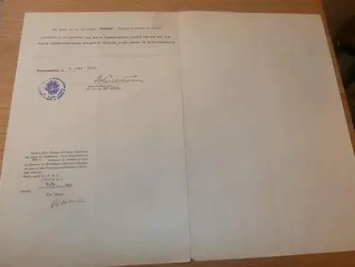 Neubrandenburg 1929 , Konzerthaus Reinmann , Abtretung ,  Mecklenburg !!!
