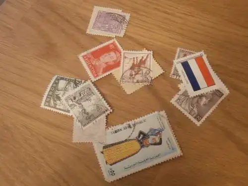 kleine Sammlung Briefmarken , Marken , Zone Francaise , selten ??