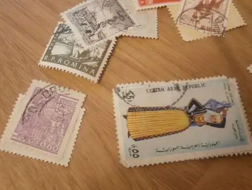 kleine Sammlung Briefmarken , Marken , Zone Francaise , selten ??