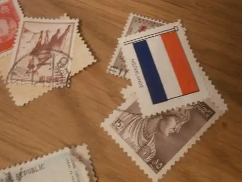 kleine Sammlung Briefmarken , Marken , Zone Francaise , selten ??