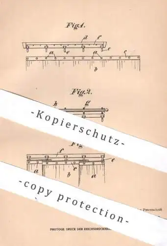 original Patent - Fa. J. G. von der Linde , Hannover | 1905 | Gardinen u. Vorhänge mittels Haken u. Ösen aufhängen !!