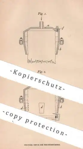 original Patent - Dr. F. Spielmann , Hannover / Linden | 1905 | Imprägnieren o. Färben von Langholz | Holz , Tischlerei