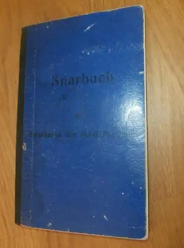 altes Sparbuch Parchim , 1933 - 1945 , Ludwig Odemarck in Parchim i. Mecklenburg , Sparkasse , Bank !
