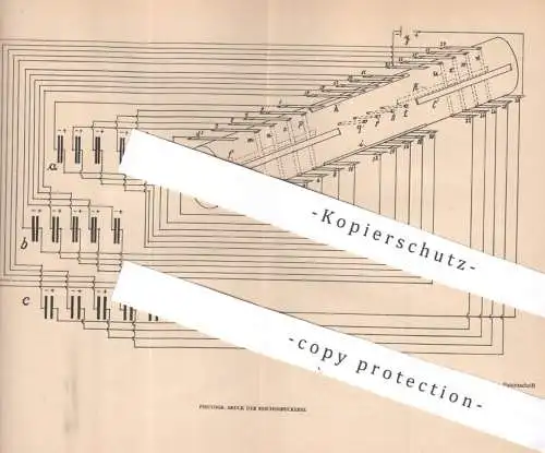 original Patent - Otto von Bronk , Adolf Pieper , Berlin | 1905 | Spannungserhöhung elektrischer Ströme per Kondensator