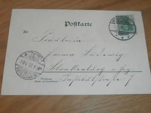 alte AK - Sommerschenburg b. Sommersdorf , 1903 , Litho , Ansichtskarte !!