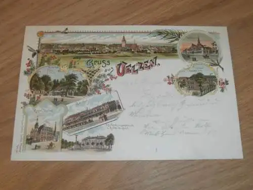 alte AK - Uelzen , 1900 , Litho , Ansichtskarte !!!