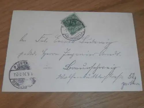 alte AK - Uelzen , 1899 , Uelzen im dreißigjährigen Krieg , Ansichtskarte !!!
