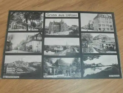 alte AK - Uelzen , 1899 , Lutherdenkmal , Ansichtskarte !!!