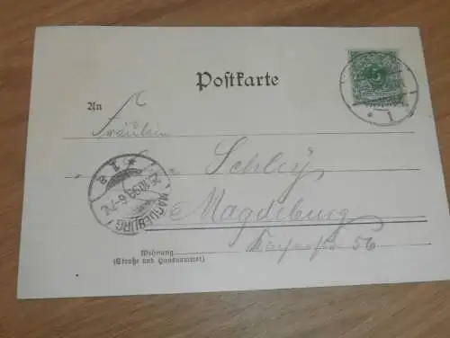 alte AK - Braunschweig , 1899 , Burg Dankwarderode , Ansichtskarte !!