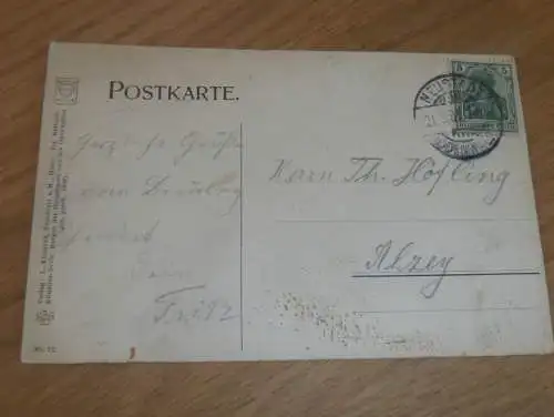alte AK - Breuberg , 1906 , Odenwald , Burg , Ansichtskarte !!
