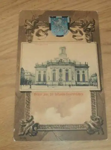 alte AK - Saarbrücken , 1904 , St. Johann , Ansichtskarte !!