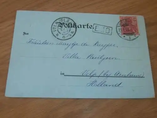alte AK - Wiesbaden , 1900 , Litho , Theater , Ansichtskarte !!