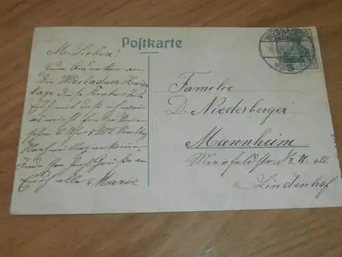 alte AK - Wiesbaden , 16. Mai 1907 , Einweihung Kurhaus , Ansichtskarte !!