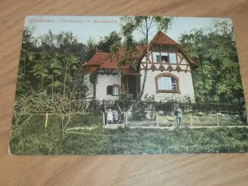 alte AK - Wiesbaden , 1905 , Försterhaus im Dambachtal , Ansichtskarte !!