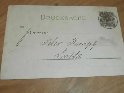 alte AK - Cassel Wilhelmshöhe , 1899 ,  Poststempel , Kassel , Ansichtskarte !!