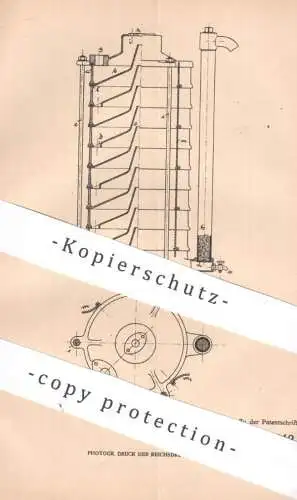 original Patent - Arthur Leipold , Berlin | 1904 | Ölabscheider zur Reinigung von Dampfwasser | Dampfkessel , Kessel !!