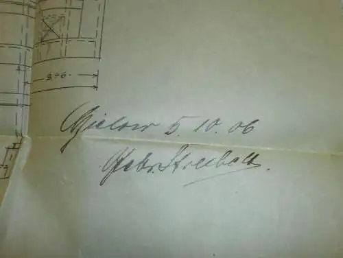 Viechhaus / Stall in Groß Varchow i. Mecklenburg , 1906 , bei Penzlin / Möllenhagen , Plan / Entwurf !!
