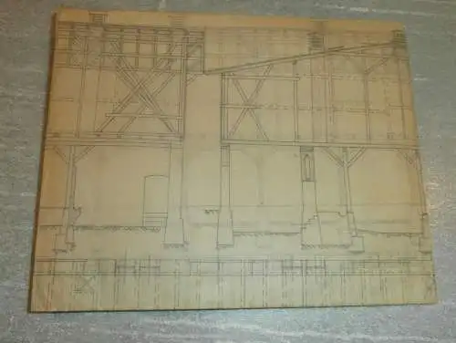 Viechhaus / Stall in Groß Varchow i. Mecklenburg , 1906 , bei Penzlin / Möllenhagen , Plan / Entwurf !!
