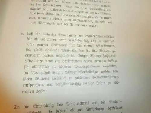 Wittwenpension aus Pfarreinkommen in Mecklenburg , 1912 , alte Akte , Kirche , Rostock , Rente , Wittum , 8 Seiten !!!