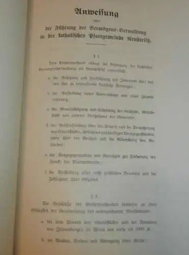 Pfarrgemeinde Neustrelitz i. Mecklenburg-Strelitz , 1912 , alte Akte , Kirche , Pfarrer , 12 Seiten !!!